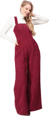 Bright & Beautiful «MILA CORDUROY» Vintage MARLENE JUMPSUIT Dungarees Rockabilly