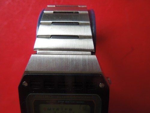 J6429 SEIKO JAPAN NOS DIGITAL CHRONOGRAPH QUARZ ARMBANDUHR BOXED SIEHE BESCHREIBUNG - Bild 5 von 17