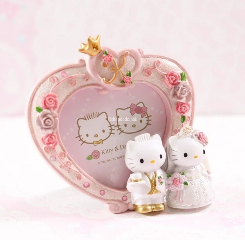 Vintage Sanrio Hello Kitty and Dear Daniel Wedding Valentine Gift Photo Frame - Image 2 of 4
