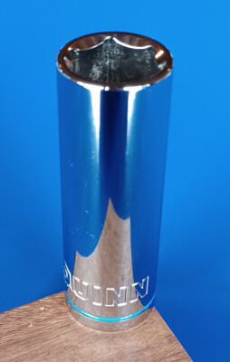 SK Tools 25mm 1/2" Drive Deep Socket - 6-Point Chrome Professional Grade Made In USA