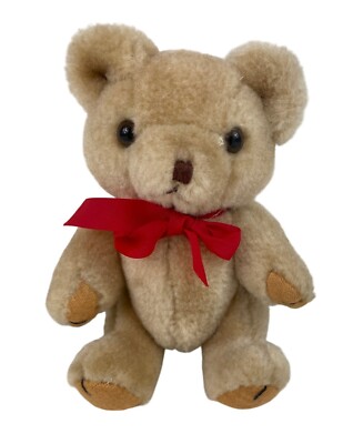Raz Imports Tan Teddy Bear Jointed Bear 5'' Stuffed Plush