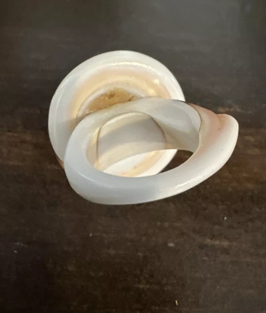 Natural Shell Ring 100% Shell Hand Made One Of A … - image 10