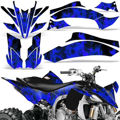 ATV Graphics Kit Decal Sticker For Yamaha YFZ450R/SE 2009-2013 ICE BLUE