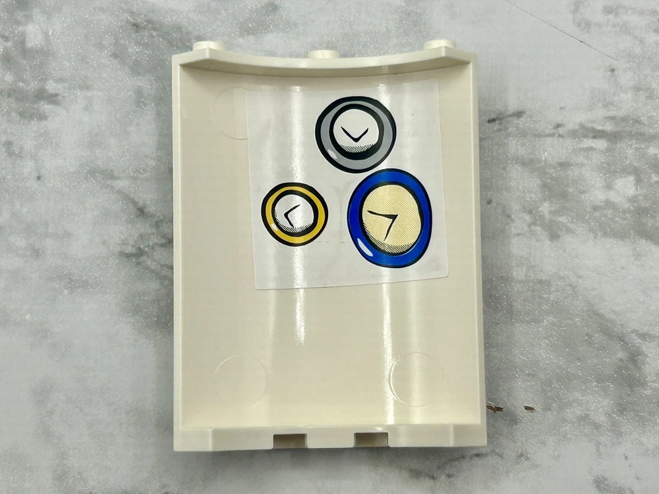 Lego Parte Blanco Cilindro Cuarto 4 x 4 x 6 (Pegatinas) Rocket Ride 3831 Bob Esponja Foto 2 de 3