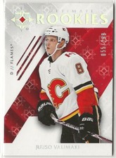 2018-19 Ultimate Collection Ultimate Rookies #84 Juuso Valimaki 055/299 Calgary
