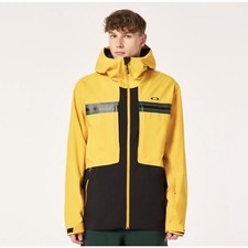 Oakley reduct earth shell jacket amber yellow sage kotsenburg 2024 giacca ski...