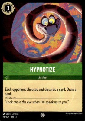 2023 Disney Lorcana - Rise of the Floodborn Hypnotize Common #98