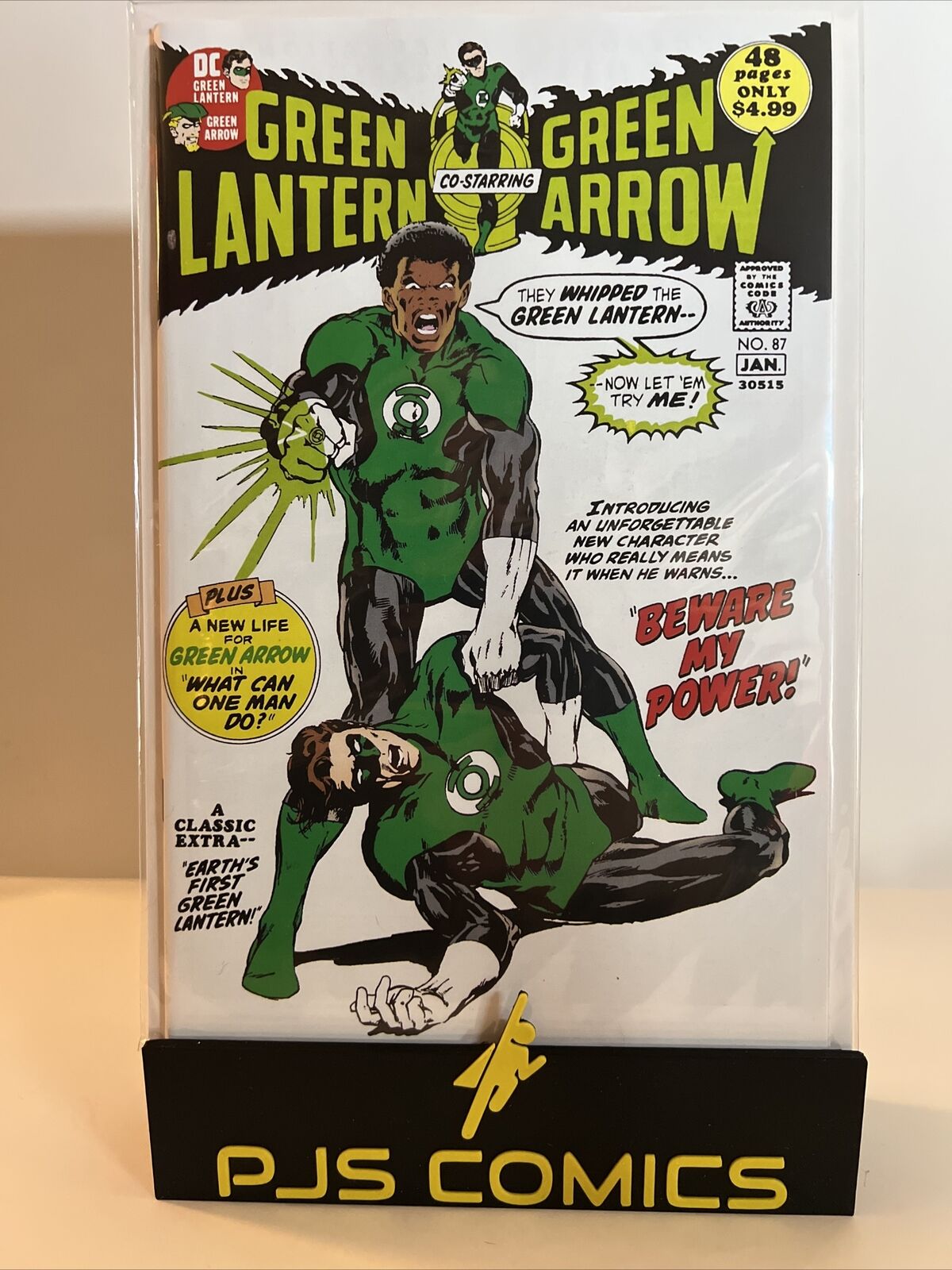 Green Lantern/Green Arrow #87 1st app John Stewart 2024 facsimile DC Comics