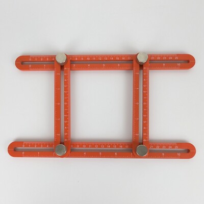 Angle Template Tool Measuring Slide Ruler Easy Multi-Angle Ruler