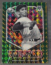 2021 Panini Mosaic Green Prizm Vintage #V15 SANDY KOUFAX Dodgers ⚾ FREE SHIP!