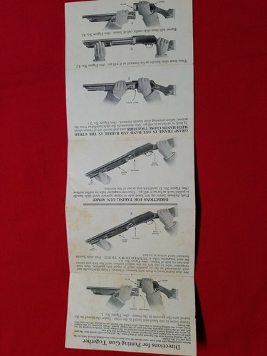Western Field (Browning) "Take Down" Component Parts Literature. 20 Gage 28". - Picture 3 of 3