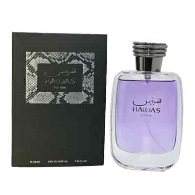 RASASI Hawas For Men - Eau de Parfum Spray 100 ML/ 3.38 OZ BRAND NEW SEALED BOX