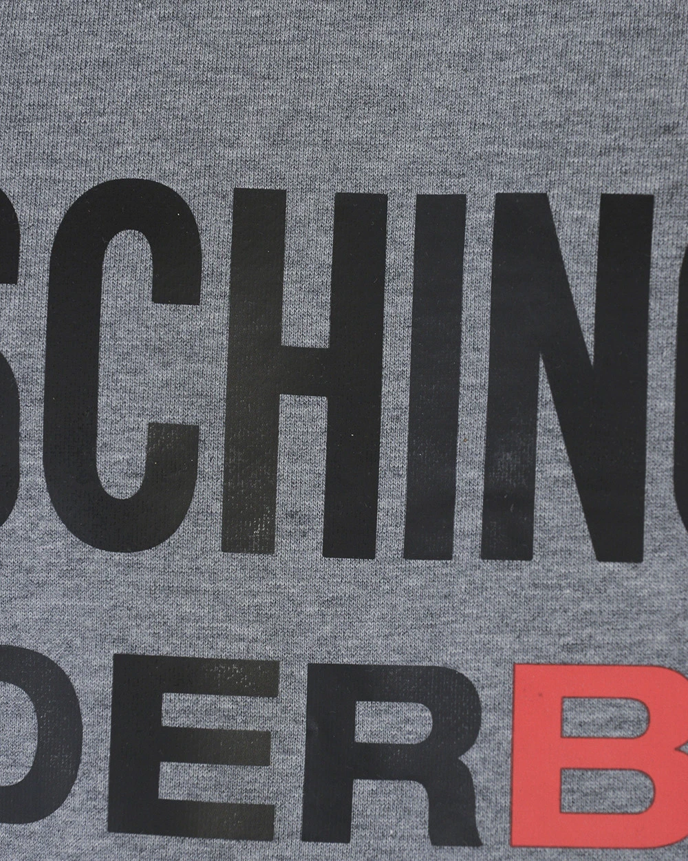 Felpa Moschino Underwear Sweatshirt Hoodie Cotone Uomo Grigio A17068104 506