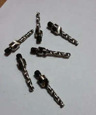 6x Threaded Shaft Countersink Taper-Lok Style Drill Bits 0.246 inch 25/64 long