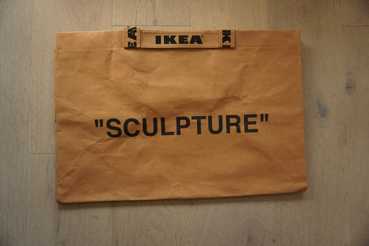 IKEA X VIRGIL ABLOH OFF WHITE “SCULPTURE” LARGE BAG LIMITED EDITION ART 