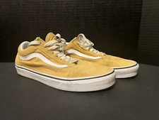 Vans Old Skool Classic Sk8 Low Top Lace Up Mustard Sneakers - Mens 8.5 Womens 10