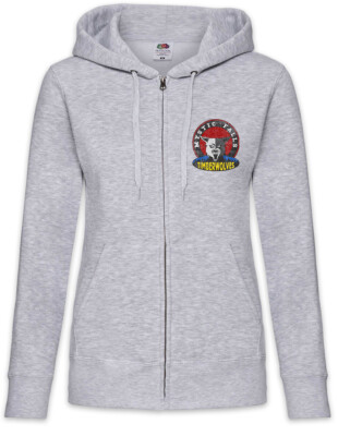 Mystic Falls Timberwolves Damen Zipper Hoodie Vampire Football Team Diaries Sign