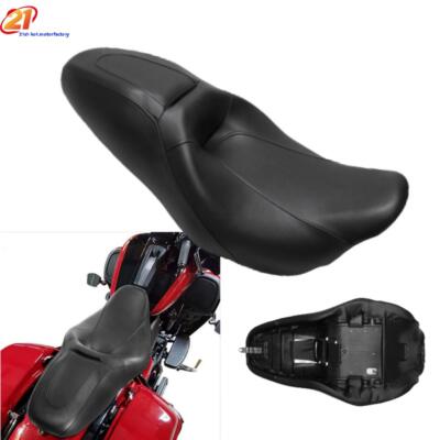 Fahrer-Beifahrer 2-Up Low-Pro Sitz für Harley Electra Glide Ultra Classic 2009+