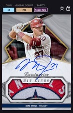 [DIGITAL CARD] TOPPS BUNT 2022 MIKE TROUT HIT KINGS SIG RELIC, 786cc, LA ANGELS