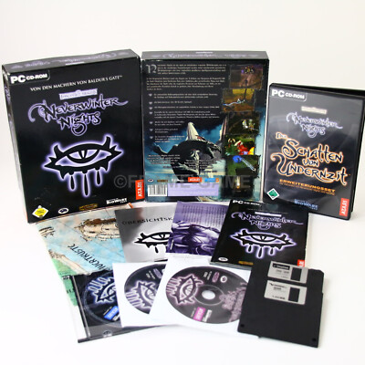 PC CD DVD Spiel Neverwinter Nights die Schatten von Underzeit Big Box Gut