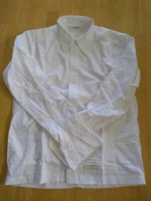 NWOT Thom Browne White Oxford Cloth Flat Bottom Button Down Collar TB2 15-32.5