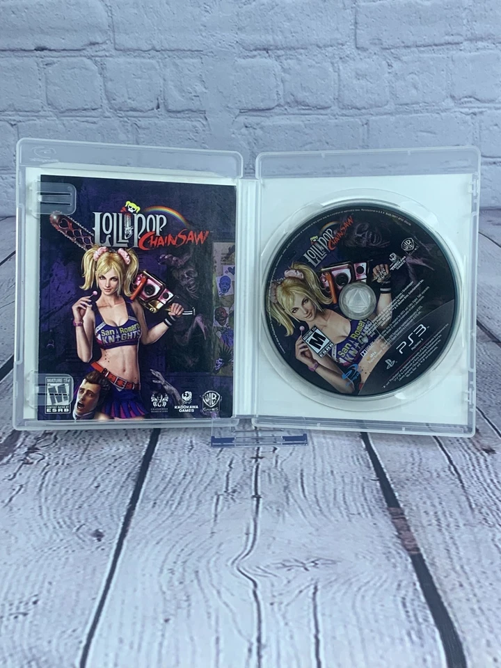 Lollipop Chainsaw (Playstation 3, 2012) CIB Complete VG Disc - Image 3 of 4