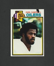 1979 Topps Earl Campbell RC #390 ~ Houston  ~ New Rare Variation ~ High Grade!
