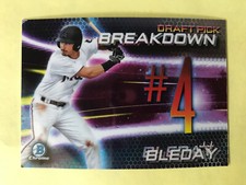 2019 Bowman Chrome Draft Pick Breakdown J.J. BLEDAY Rookie ATHLETICS #BSB-JJB