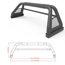 Adjustable Sport Bar Truck For 2005-2023 Toyota Tacoma Bed Chase Rack Roll Bar