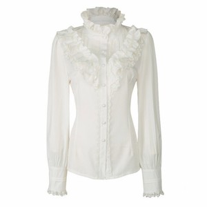 lace ruffle shirt