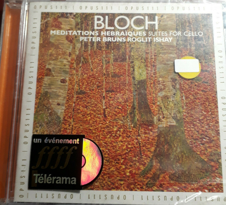 BLOCH, BRUNS, ISHAY- WORKS FOR CELLO *CD BRAND NEW SEALED NUOVO SIGILLATO