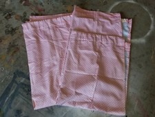 Pottery Barn Teen "Dottie - Pink" Blackout Drapery Panels 44 X 63