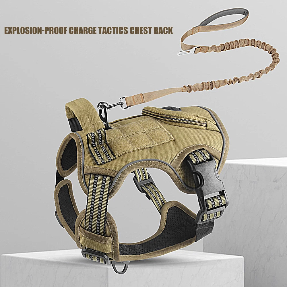 Dog Harness Soft Dog Chest Plate Harness Reusable Chest Back Assist Dog Carriers