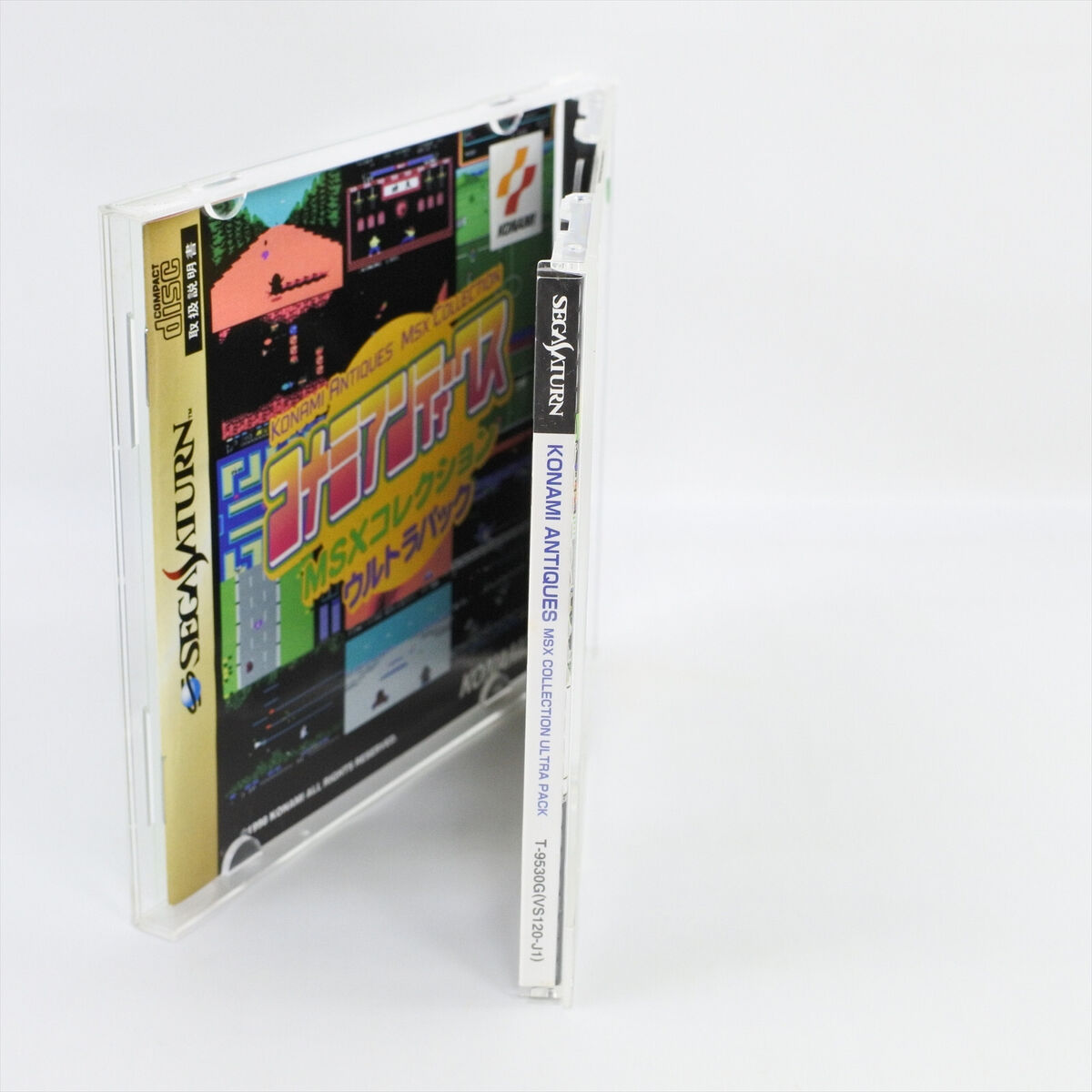Sega Saturn KONAMI ANTIQUES MSX Collection Ultra Pack Spine Sega Saturn KONAMI ANTIQUES MSX Collection Ultra Pack Spine