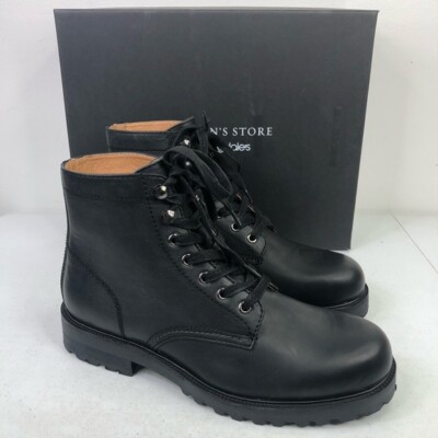 The Men\'s Store Pierce Black Leather Combat Boot s-l400.jpg main image 3