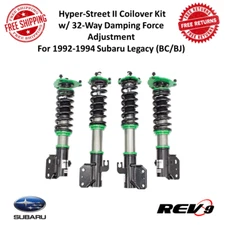 REV9 Hyper-Street II Coilover Kit w/32-Way Damping For 92-94 Subaru Legacy BC/BJ