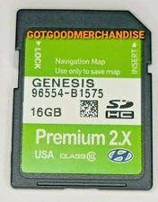 NAVIGATION SD CARD GPS MAP DAT 96554 B1575 OEM BODY 3.8 5.0