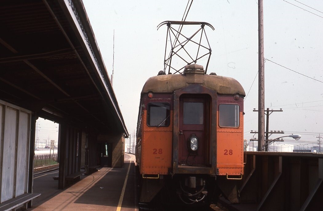 CSSSB SOUTH SHORE Railroad Train Locomotive EAST CHICAGO IN Original ...