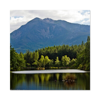 Gillman Glencoe Lochan Highland Schottland großer Druck 61x61 cm