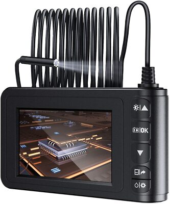 5M Meter Industrial Endoscope 4.3'' LCD Waterproof Borescope HD Inspection Camera