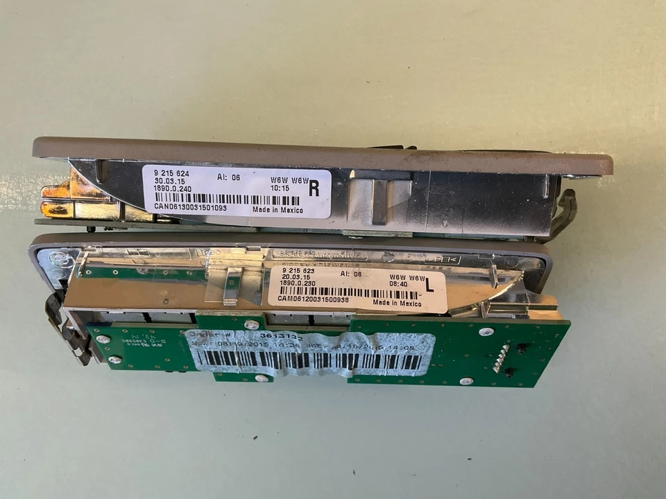 ⭐11-18 BMW X3 xDrive 28I Luz de lectura interior izquierda y derecha Lámparas M Foto 4 de 4