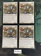 4x MTG Loxodon Peacekeeper - Mirrodin (MRD) (Playset)