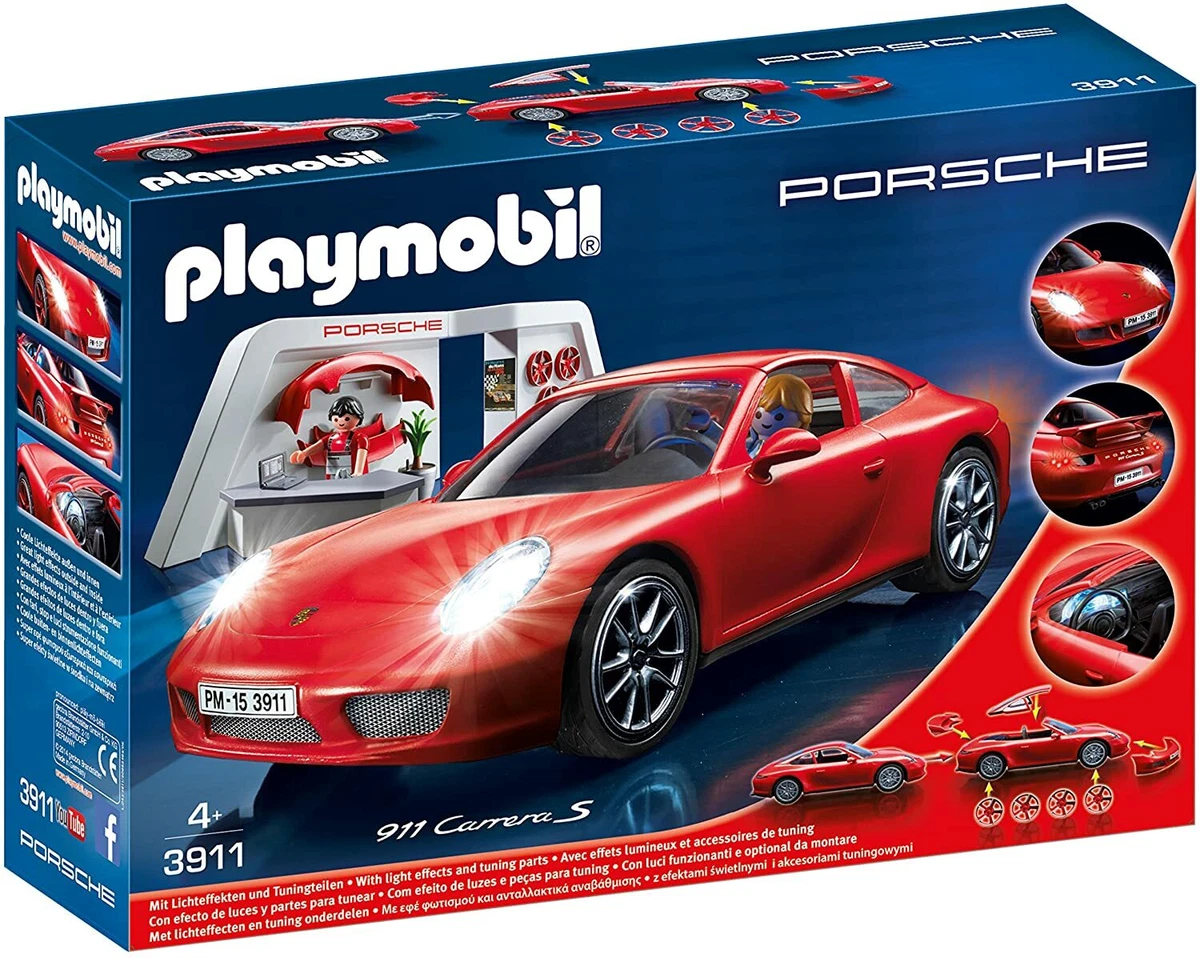 Playmobil porsche store red