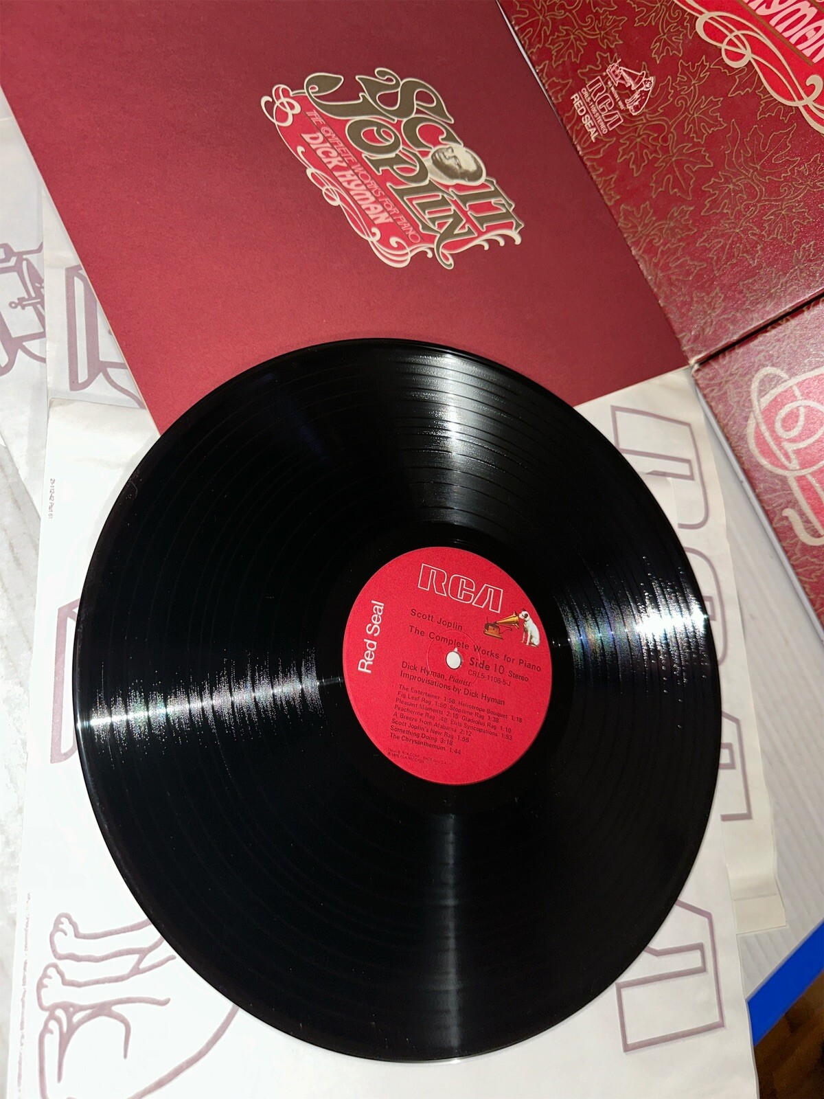 Scott Joplin Dick Hyman The Complete Works For Piano 1975 5 record Viny ...