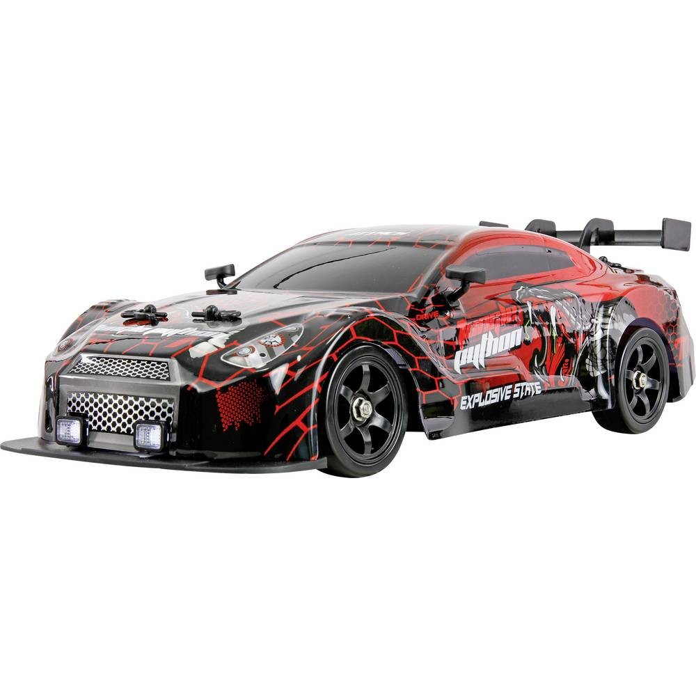 Auto RC drift 4WD Amewi rouge échelle 1:16 pour courses de salon et de garage