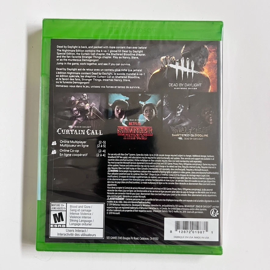 DEAD BY DAYLIGHT: NIGHTMARE EDITION XBOX ONE BRAND NEW SEALED Foto 2 de 2