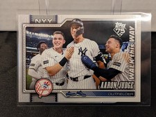 2026 Topps Celebration Aaron Judge Walk This Way #1 SSP Image Variation 