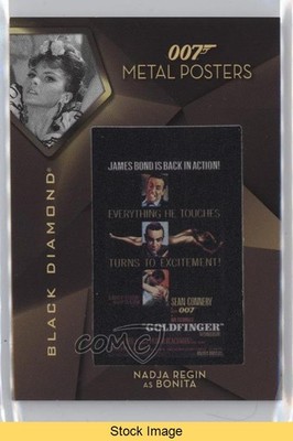 2025 Upper Deck James Bond Black Diamond Nadja Regin as Bonita #MPGF-2 READ 0e3