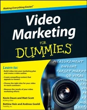VIDEO MARKETING FOR DUMMIES By Bettina Hein & Kevin Daum **Mint Condition**