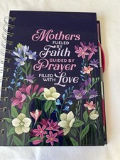 Floral Spiral Notebook with Inspirational Quote on Cover
